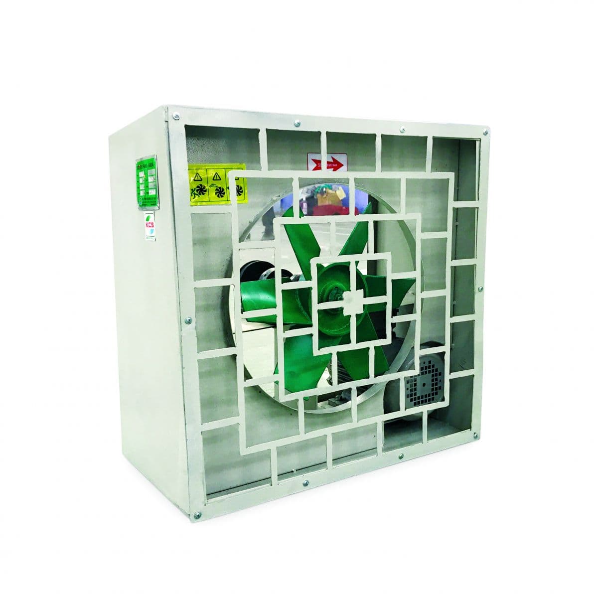 ECA-2-NoD: Quạt hướng trục thân vuông truyền động trực